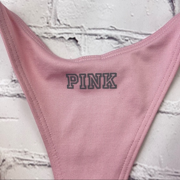 Victoria’s Secret PINK Ultimate Twist Front Sports Bra Light Pink Size Large - Picture 5 of 9